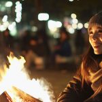 焚き火女子　福島県　郡山市　2025年11月20日