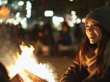 焚き火女子　福島県　郡山市　2025年11月20日