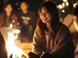 焚き火女子　神奈川県　秦野市　2026年01月27日